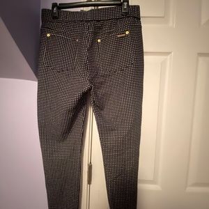 Large Black/white checkered leggings